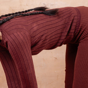 Nico Pullover - 100% Extra Fine Merino - Marsala *Pre-Order