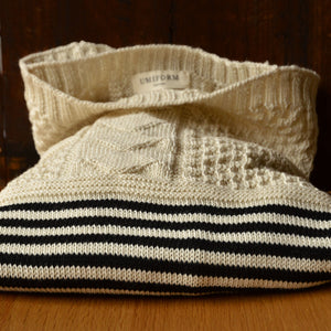 Women's Gansey Sweater - 100% Highland Wool - Stripe (S-L) *Returning 2026