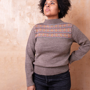 Fara Fairisle Vintage Yoke Sweater - Highland Wool
