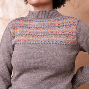 Fara Fairisle Vintage Yoke Sweater - Highland Wool