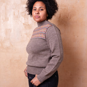 Fara Fairisle Vintage Yoke Sweater - Highland Wool