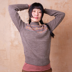Fara Fairisle Vintage Yoke Sweater - Highland Wool