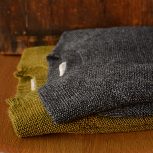 Women's Lise Half Sleeve Sweater - 100% Baby Alpaca - Pistachio (S-L) *Returning 2026