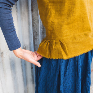 Pieces Top - Organic Linen/Cotton - Dijon (Women S-L)