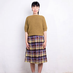 Pocket Skirt - Organic Linen/Cotton - Ito Tartan (SS2425) *Last ones
