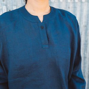 Women's Garden Shirt in Handkerchief Linen