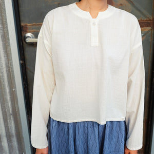 Women's Garden Shirt in Organic Cotton Crepe