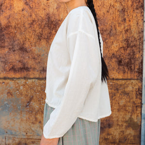 Women's Garden Shirt in Organic Cotton Crepe