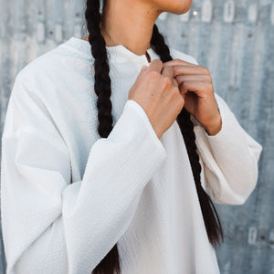 Women's Garden Shirt in Organic Seersucker