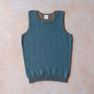 Clara Singlet - Organic Cotton/Merino Knit