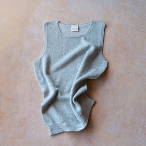 Clara Singlet - Organic Cotton/Merino Knit
