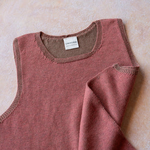 Clara Singlet - Organic Cotton/Merino Knit