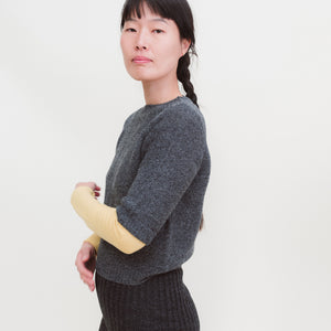 Women's Lise Half Sleeve Sweater - 100% Baby Alpaca - Sherbet (S-L)