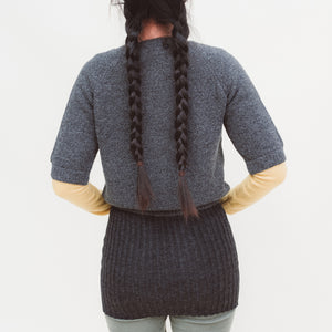 Women's Lise Half Sleeve Sweater - 100% Baby Alpaca - Sherbet (S-L)