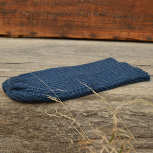 Fisherman's Jersey Beanie in 100% Natural Indigo Dyed Wool *Last One!