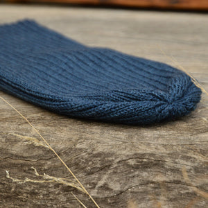 Fisherman's Jersey Beanie in 100% Natural Indigo Dyed Wool *Last One!