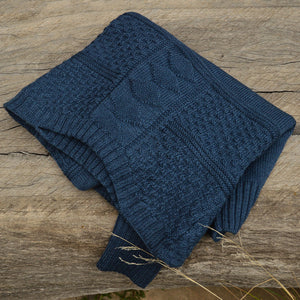 Unisex Fisherman's Gansey - Organic Indigo Dyed (S-XL)