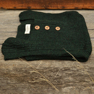 Women's Rico Vest - 100% Baby Alpaca - Forest Green Melange (S-L)