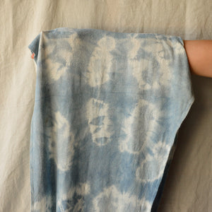 Organic Indigo Hand Dyed Silk Noil Loop Scarves