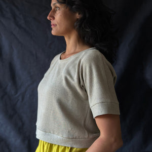 Women's Hemp Pieces Top - 100% Hemp - Natural Hemp *Returning soon