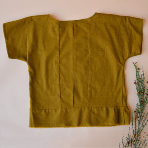 Pieces Top - Organic Linen/Cotton - Dijon (Women S-L)