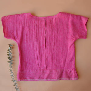 Pieces Top - 100% European Linen - Old Soul Pink Twill (Women S-L)