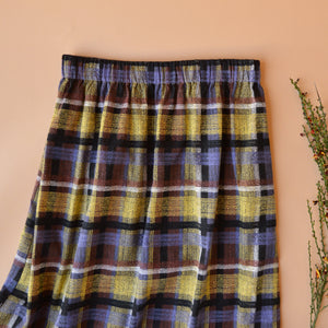 Pocket Skirt - Organic Linen/Cotton - Ito Tartan (SS2425) *Last ones