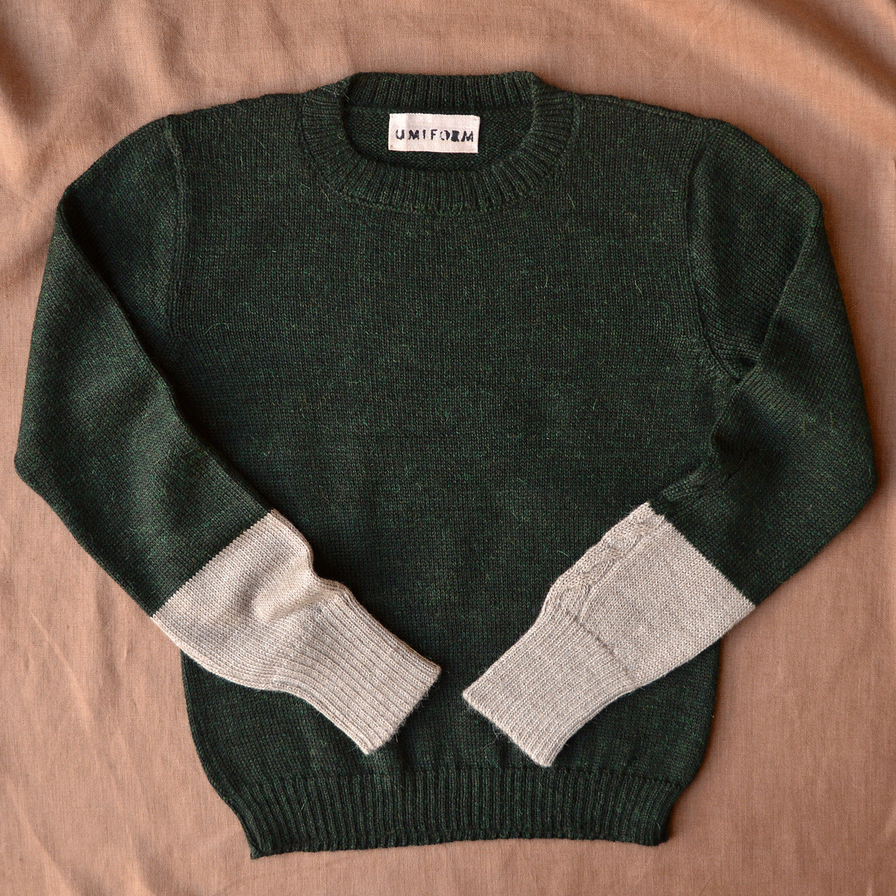 Women's Cable Colourblock Jumper in Baby Alpaca (AW23)