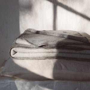 Double Faced Boiled Wool Blanket Organic Merino (200x135cm)