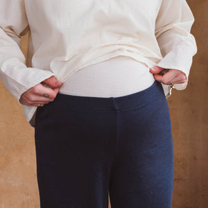 Women's Casual Lounge Pants - Organic Merino/Silk