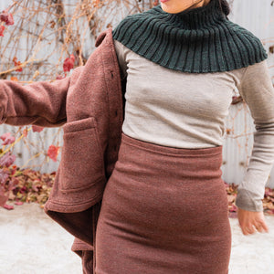 Adults Multi-Tube Scarf/Skirt/Belly Warmer - 100% Organic Merino *Returning 2026