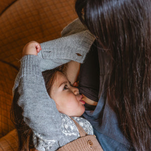 Breastfeeding/Maternity Tank - Organic Merino/Silk
