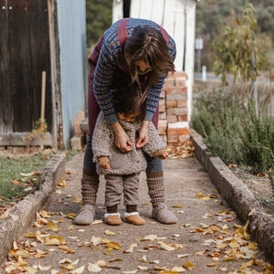 Plush Hooded Jacket - Wool/Tencel Teddy (1-8y) *Returning 2026