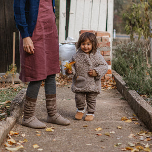 Plush Hooded Jacket - Wool/Tencel Teddy (1-8y) *Returning 2026