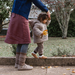 Plush Hooded Jacket - Wool/Tencel Teddy (1-8y) *Returning 2026