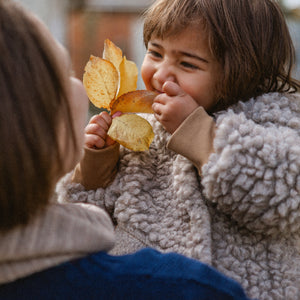 Plush Hooded Jacket - Wool/Tencel Teddy (1-8y) *Returning 2026