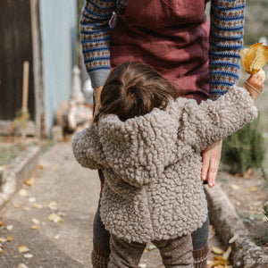 Plush Hooded Jacket - Wool/Tencel Teddy (1-8y) *Returning 2026