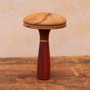Super Deluxe Darning Mushroom with Groove & Needle Case