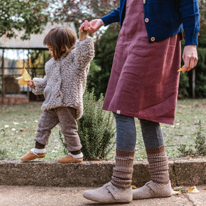 Mamiko Apron Dress - 100% Linen - Cinnamon Dust (Women S-XL)
