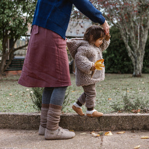 Mamiko Apron Dress - 100% Linen - Cinnamon Dust (Women S-XL)