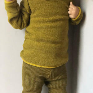 Merino Baby Jumper - Curry/Gold (0-3m) *Retired Colour*