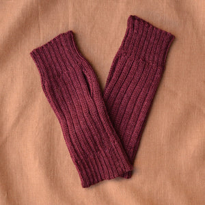 Fingerless Mits - Alpaca Rib (Adults)