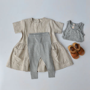 Child's Sleeveless Vest - Organic Merino/Silk (1-14y)