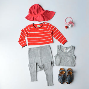 Child's Sleeveless Vest - Organic Merino/Silk (1-14y)