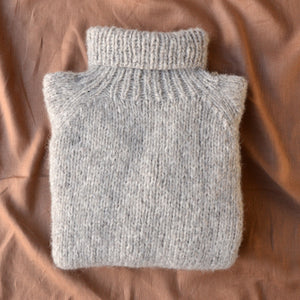 Women's Rollneck Jumper - Handknitted Alpaca/Pima Cotton *Returning 2026
