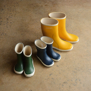 Natural Rubber Gumboots - Navy (21-35)