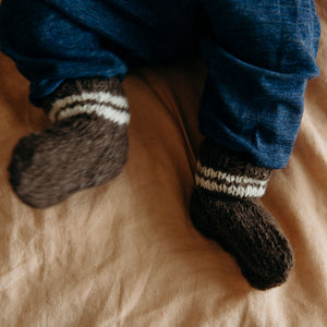 Enkhe's Hand Knitted Baby Socks (newborn-3y)