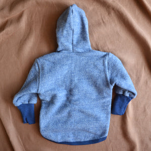 Hooded Jacket - Organic Wool/Cotton Fleece (6m-3y)