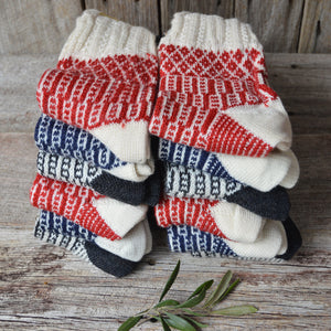 Hygge Fairisle Organic Wool Socks (Adults 36-43) *Returning 2026