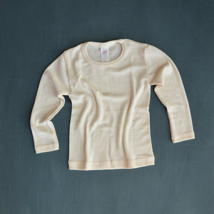 Child's Thermal/PJs Top - Organic Merino/Silk (1-14y)